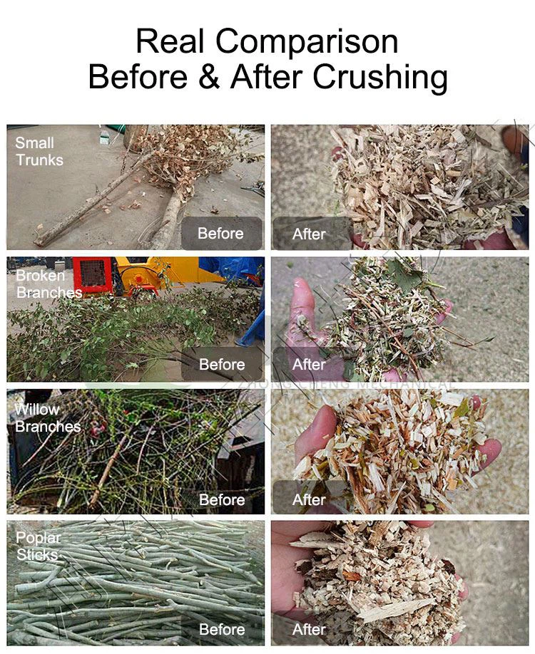 Professional wood chipper shredder machine Professional wood chipper shredder machine